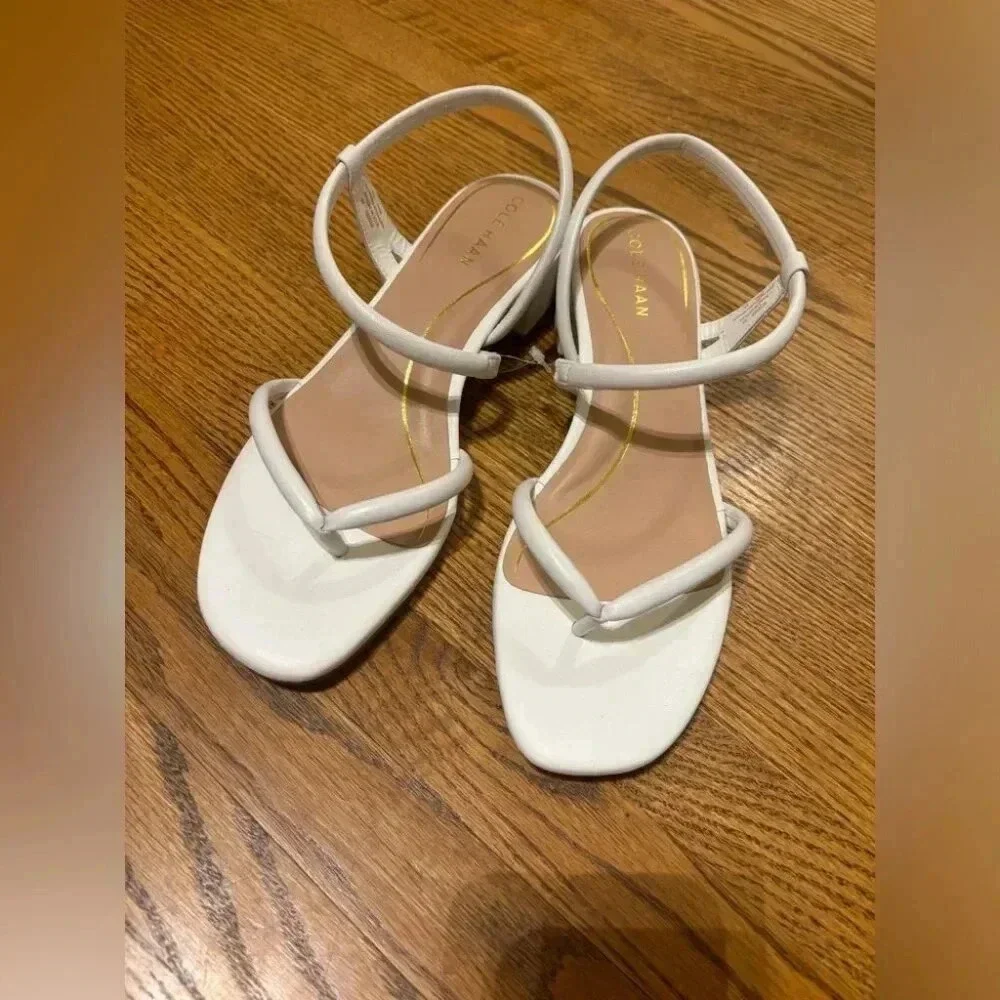 Cole Haan Calli Thong Block-Heel Dress  Sandals NWT - Picture 2 of 5